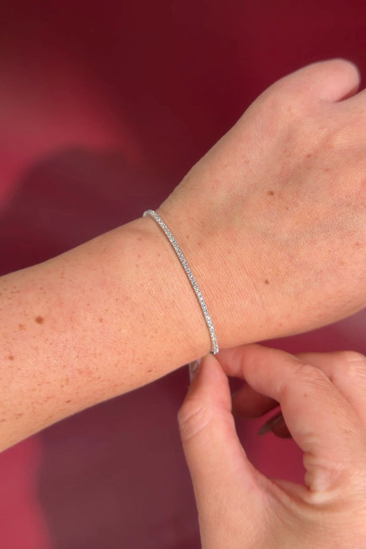 1ct Tennis Bracelet White Gold