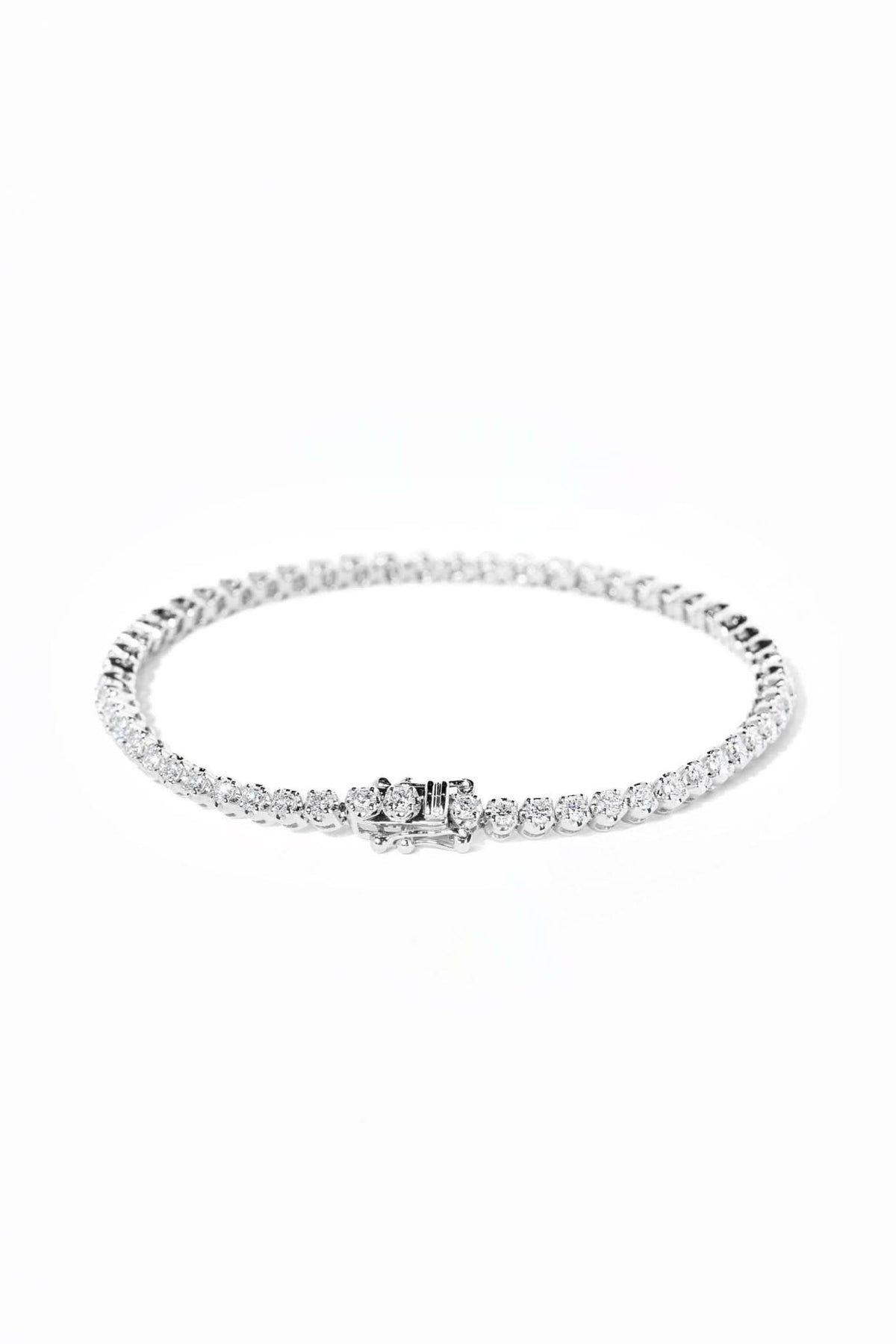 5ct Buttercup Lab Diamond Tennis Bracelet