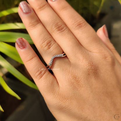 Carat Diamonds wedding band with a timeless look.