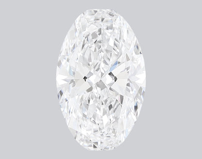 1.00 Carat D-VVS2 Oval Lab Grown Diamond - IGI (#128178) - Diamond View