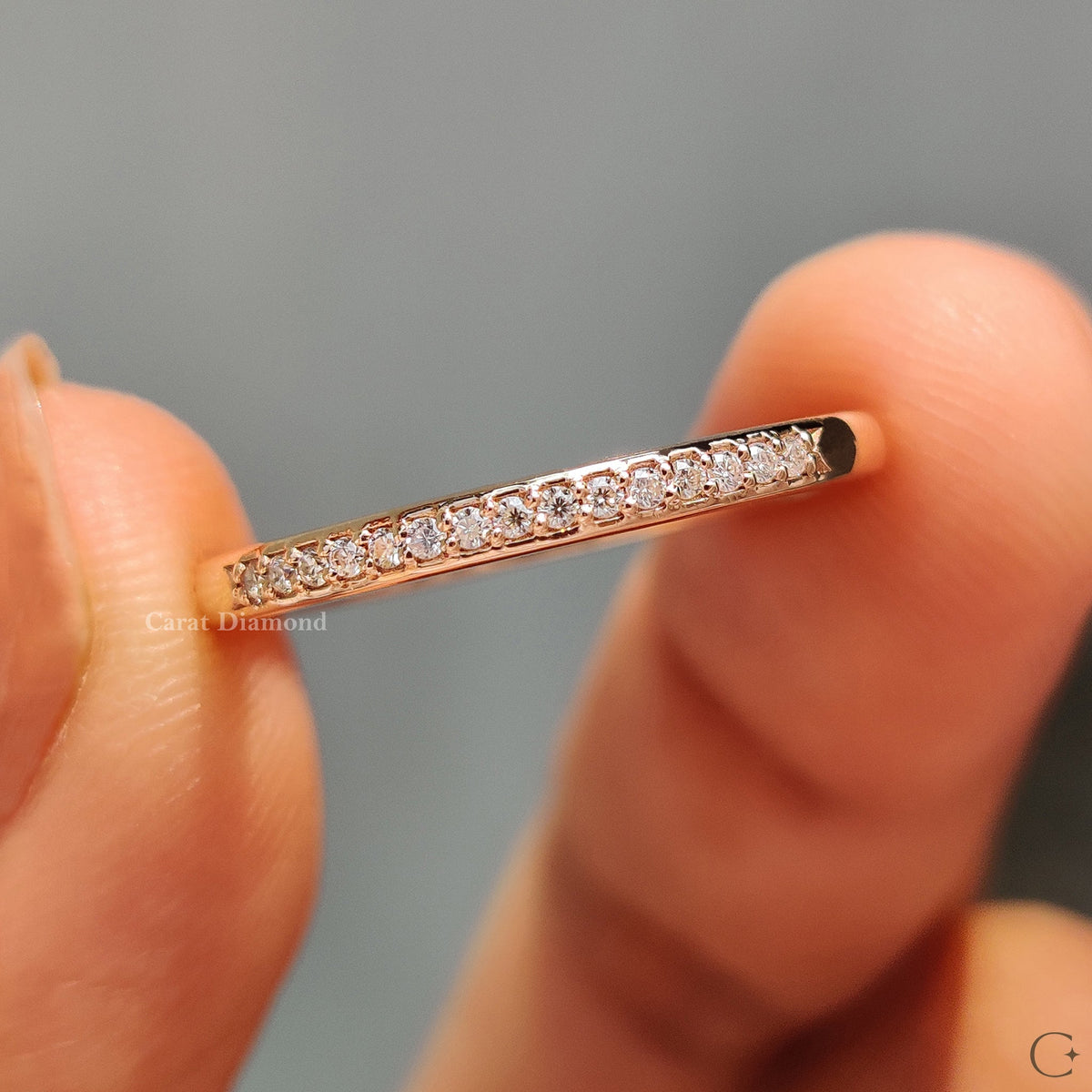 Wedding band stack, carat diamonds wedding band, lab grown diamond