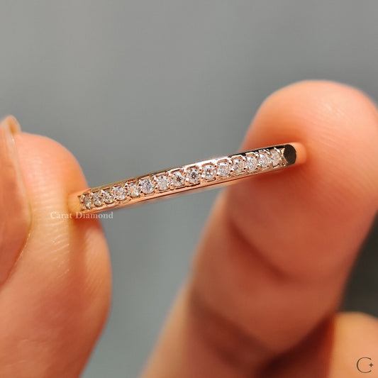 Wedding band stack, carat diamonds wedding band, lab grown diamond