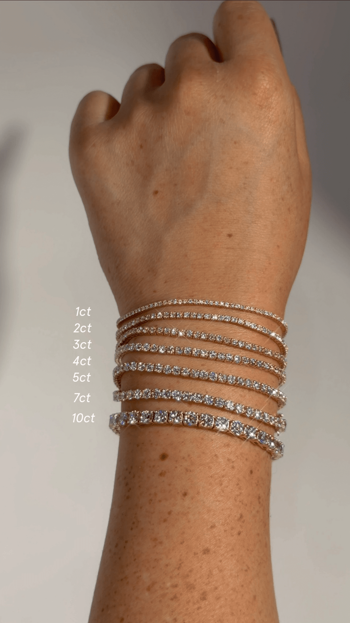 3.93ct Core Lab Diamond Tennis Bracelet