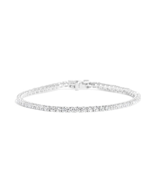 5ct Tennis Bracelet White Gold