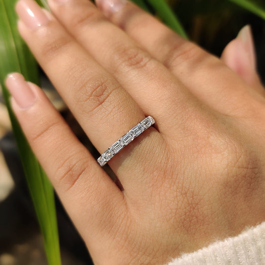 Eternity Emerald wedding band