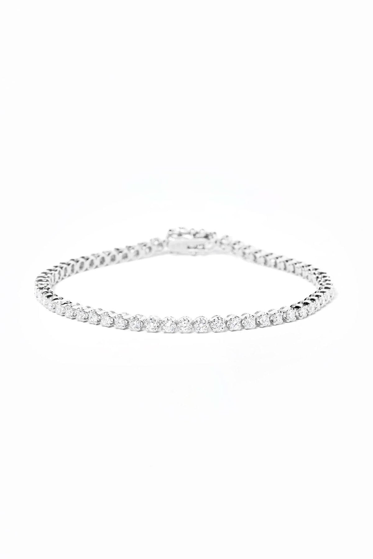 5ct Buttercup Lab Diamond Tennis Bracelet