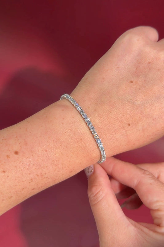 7ct Tennis Bracelet White Gold