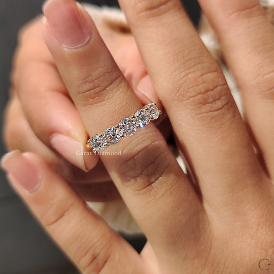 Custom Wedding Band wedding band stack Lab Grown Diamond handmade jewelry carat diamonds band.