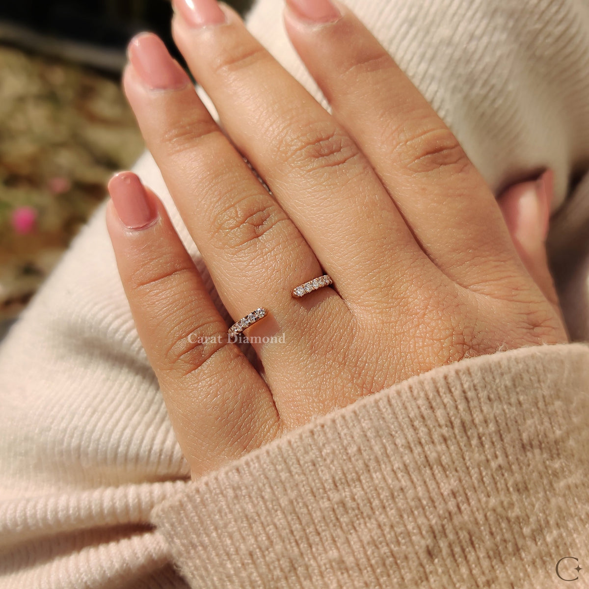 IGI certified diamonds ensuring quality and authenticity in every band.